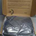 Grey Goose Feather Down Comforter King Size, Premium All Season Duvet Insert, 750+ Fill Power 1200TC Cotton Blend Fabric Hotel Style Comforter, 50 Oz Lightweight (106x90, Dark Grey)