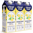 Cleancult Liquid Hand Soap Refills - Lemon Verbena - Moisturizes Dry & Sensitive Skin - Made with Aloe Vera & Essential Oils - Eco Friendly - Paper-Based Packaging - 32 oz/3 Pack