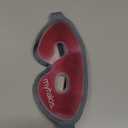 HM Cooling Eye Mask - Reusable Gel Cold Pack Soothes Puffy Eyes, Dark Circles & Hangovers - Relieve Headaches & Sinus Pain With Cold Therapy (Pink)