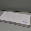 Wireless Keyboard and Mouse Combo, Full-Sized Wireless Keyboard and Adjustable DPI Mouse, 2.4GHz USB Receiver, Silent Keyboard and Mouse for PC, Windows, MAC, Desktop, Laptop(Purple)