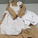 Wizland Girls Colonial Pioneer Dress With Apron And Bonnet Size 3-4Y