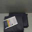 BGment 100% Room Darkening Thermal Insulated Blackout Curtains 84 Inches Long for Bedroom, Rod Pocket and Back Tab Double Layer Noise Cancelling Curtain with Liner (42 x 84 Inch, 2 Panels, Dark Grey)