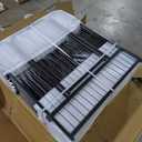 Dog Playpen,32/40/45 Inch Height in Heavy Duty, Folding Indoor Outdoor Anti-Rust Dog Exercise Fence, Portable Pet Playpen with Door for Large Medium Small Dogs and Pet (16 Panels, 32 Inch) Silver