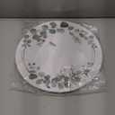 Disposable Paper Placemats - 100 Pack Green Eucalyptus Leaves Round Table Mats, 13.7 Inch, Perfect for Birthday, Baby Shower, Party Decoration