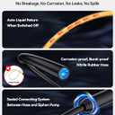 Leshein Fuel Transfer Pump 3GPM, USB Rechargeable Electric Siphon Pump for Gasoline Diesel Water, Portable Leakproof Gas Can Pump with Upgraded Hose Material & Build, Ultra-Fast Oil Transfer Pump