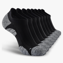 Men's No Show Compression Athletic Socks, Cushioned for Running Hiking XL