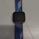 Fitbit Versa 2 Special Edition Health and Fitness Smart Watch with Heart Rate, Music, Alexa Built-In, Sleep and Swim Tracking, Navy and Pink Woven/Copper Rose, One Size (S and L Bands Included), 2.3