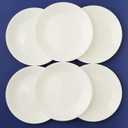 Corelle Livingware 8.5"/21.6cm Luncheon Plate 4 pack Winter Frost White
