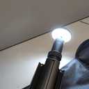 SYLSTAR 360 Rechargeable Work Light with Remote &Telescopic Stand (8.4Ft), 3000LM Ultra Bright 3CCT Dimmable, 6000mAh Battery, Portable Camping Light for Jobsite Workshop Sports Emergencies