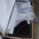 YOSHOOT Hand-Made Wooden Spliced Wall Mirror for Bathroom, Rustic Farmhouse Vanity Mirror, Dcor Wall Art, Solid Wood Frame, Vertical or Horizontal Hanging, 72" x 36", Black