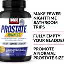Force Factor Prostate Advanced, Health Supplement for Men for Reducing Nighttime Bathroom Trips, Bladder & Urinary Relief, with Saw Palmetto, Beta-Sitosterol, 180 Tablets (1-Pack) BB Date: 03/2029 