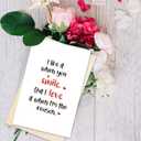 2 x Sweet Valentine's Day Card, Romantic Just Because Card, Love Quotes Gift for Husband Wife, I Love It When I'm the Reason