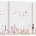 BIWSHA Baby Girl Nursery Decor, Wildflower Nursery Wall Art Decor, Girls Christian Flower Floral Wall Art for Pink Girly Bedroom Little Girl Room Bathroom, 11x14
