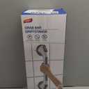 TAILI Grab Bars for Bathtubs and Showers 2 Pack Suction Grab Bar, Heavy Duty Shower Handle Removable Bath Handrails for Seniors and Elderly, Bathroom Safety Grip No Drilling Waterproof,Grey (16.8", Gray)