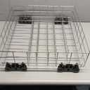 Upgraded W10311986 W10380384 Dishwasher Rack, W11158802 Dishwasher Lower Dishrack with 4 Lower level rack wheels, replacement for Whirlpool Dishwasher, 20.5" x 20.5" x 5.9" Material Upgrade