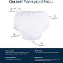 Gerber Unisex-Baby Toddler 8 Pack Waterproof Diaper Cover (White)