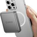 ORICO 1TB Magnetic External SSD, 4K ProRes HDR Record and Store, 2000MB/s Stable Transmission and Storage, Portable Solid State Drive, Compatible with Smartphone, Tablet, Computer - A20PLUS (Grey)