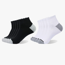EnerWear 10P Pack Unisex Cotton Moisture Wicking Cushion Ankle Socks, Color: Mix Color 02