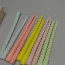 10 Inch Cream Spiral Taper Candles for Home Decoration, 10 Pack Candy-Color Candlesticks for Dinner Party Wedding Holiday