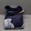 Dintszyayue Blue Quilt Set Queen,3 Pieces Floral Bedspreads Lightweight Coverlet Set for All Seasons, Reversible Quilted Printed Bedding Set with 2 Pillow Shams