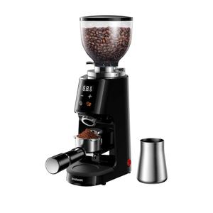 SHARDOR Professional 64mm Burr Coffee Grinder with 100 Grind Settings and All-Metal Chamber, Coffee Bean Grinder with Adjustable Electronic Timer and LED Display, Anti-Static,Black
