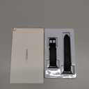 Leather Bands Compatible with Apple Watch Band Genuine Leather Wristband Starp for iWatch 38mm/40mm/41mm/42mm (Series 11 10) Black/Black)