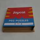 JoyCat Wooden Puzzles for Toddlers 1-3, Montessori Toys for 1 2 Year Old Boy Girl Birthday Easter Gifts, Animal Match Farm Peg Puzzles, Preschool Learning Toys for Toddlers Age 1-2