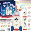 deAO DIY Balloon Animal Kit with Pump Balloon Making Kit with 60 Pcs Multiple Colors Balloons Accessories for Beginners Birthday Chrismas Gifts for Kids Boys Girls Ages 3+