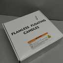 Homemory 48 Pack 3 Flameless Led Floating Candles, 200 Hour White Battery Operate Waterproof Tealights for Cylinder Vases, Centerpieces at Wedding Decor, Party, Pool