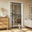 51"-87" Extra Tall Cat Gate for Doorways, Fits 29.2"-40.2" Wide