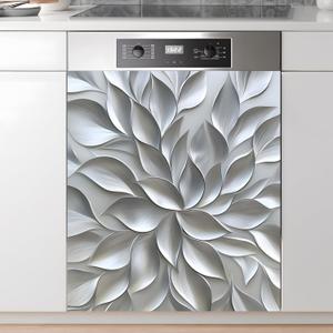 Dishwasher Magnet Sticker Cover Panel Decal Refrigerator Magnetic Sticker Decorative for Kitchen Decoration,Fridge Door Cover,Home Appliances Decor Stickers 23"x26"
