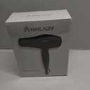 ANNLARY Ionic Hair Dryer with Diffuser, Blow Dryer, Professional 1875W Powerful AC Motor Hairdryer with 8.2Ft Cord for Women & Men, Fast-Drying Blow Dryer with Nozzle for Home, Salon