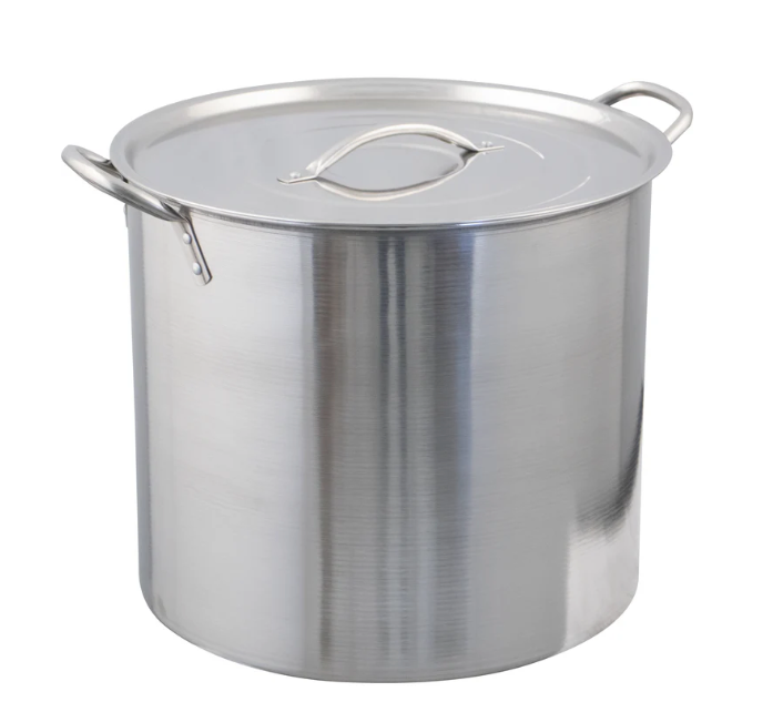 IMUSA USA Stainless Steel Stock Pot 20-Quart, Silver, 

12.4"D x 15"W x 12.3"H