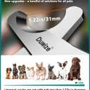 Dog Nail Clippers - All Steel Material, 1.22-Inch Large Opening, Built-in Spring, No Fur Pinch, for Medium to Large Dogs and Cats, Professional Pet Nail Trimmers, With Free Nail File (Polished)