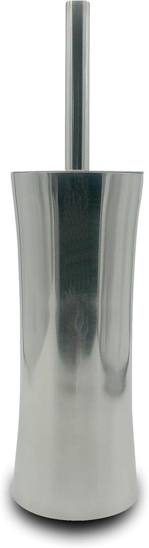 Vince Camuto Toilet Bowl Brush with Holder, Durable Bathroom Cleaning Tool, Modern Design for Easy Toilet Maintenance, Bathroom Cleaner Brush for Efficient Cleaning and Hygiene