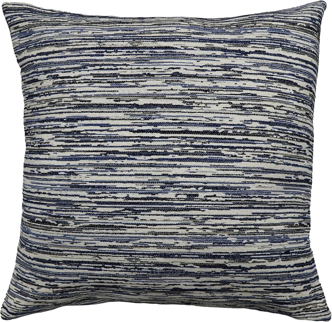 Riverbrook Home Zippered Pillow Cover, Ryan Moroccan - Blue, 20 x 20-Inch