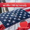 Tear Proof Series 100% Nylon Fabric Made in the USA American Flag 3x5,American Flags for Outside 3x5 Ft,3x 5 Reinforced Nylon American Flag,All Weather AmericaFlag 3x5 Outdoor,Made locally in the United States with Certified American flags