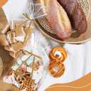 12Pcs Khaki Velvet Christmas Tree Bows Ornaments Vintage Velvet Ribbon Bows for Tree Garland Wreath Indoor Outdoor Christmas Decor Xmas Decorations 1'' Wide, 5 * 7 inch