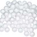 Genie Crafts 75-Pack Foam Balls for Crafts for DIY Arts and Supplies - 2 Inch - Small