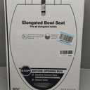 KOHLER Cachet ReadyLatch Elongated Slow Close Toilet Seat, White