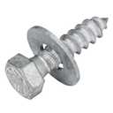 3/8 x 1-1/2 (50 Pack) Lag Screw Kit, 50 Screws and 50 washers, Hot Dip Galvanized, Meets ASME B18.2.1 Industrial/Commercial Grade by Makers Bolt