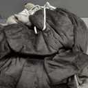 Heated Blanket Queen Size, 84"x90" Electric Heating Soft Dual-Sided Flannel Machine Washable Blanket, 12 Heat Levels & 12 Hours Auto Off, Soft Warm Flannel Blanket, Overheat Protection with ETL & FCC (Deep Gray & Light Gray)