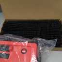 46-Hole Binding Machine Spiral Coil Binder Classic Red, DIY Book Binder Kits with Electric Coil Inserter,100pcs Comb Binding Spines, for Letter Size/A4/A5 School Office Home