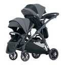 Chicco Corso Flex Single-to-Double Convertible Stroller w/Parent Tray
Click-In Attachment for Chicco Infant Car Seats, Built-In Standing Platform & Youth Seat, UPF 50+ Canopy, 1-Hand Fold, Grey