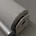 ChrisDowa Cordless 100% Blackout Roller Shade, with Striped Jacquard, Thermal Insulated, UV Protection Fabric, Total Blackout Blinds for Window, French Doors, Home and Office. White, 48" W x 72" H