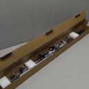 1 Inch Blackout Curtain Rods for Windows Patio, Adjustable Room Divider Curtain Rod Wall Mount & Ceiling Mount for Indoor & Outdoor, Black, 48" to 86"