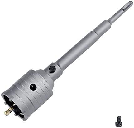 GUICGOC 30mm (1-3/16 inch) Concrete Hole Saw with 220mm SDS Plus Connecting Rod, Tungsten Carbide Teeth (7.7mm x 4mm) Cement Hole Saw for Concrete Cement Brick Wall Stone 30mm (1-3/16 inch)