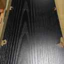 LITTLE TREE Dining Table for 4-6 People, Wooden Table, Rectangle Furniture with Heavy Duty Legs, Modern Kitchen Table for Home, Dining Room, Black