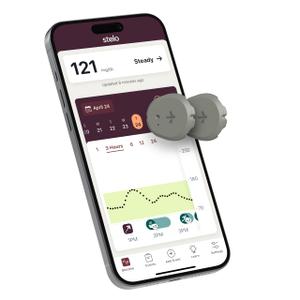 Stelo Glucose Biosensor & App by Dexcom - A Leader in Continuous Glucose Monitoring (CGM). 24/7 Tracking & Personalized Insights to Reveal Patterns.  (Up to 15 Days Each). iOS & Android.