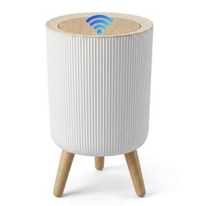 Automatic Bathroom Trash Can with Lid Touchless, 2.38Gal Smart Wastebasket